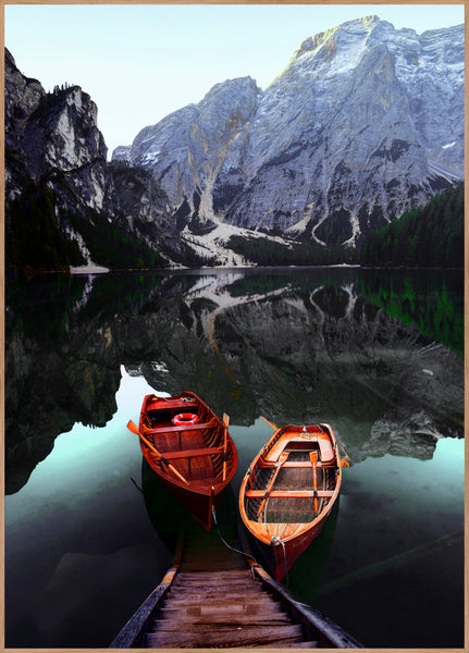 Bij het meer | POSTERBORD