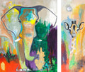 SET: Gade / Olifantendroom & Girafdroom | HANDGEMAAKT SCHILDERIJ