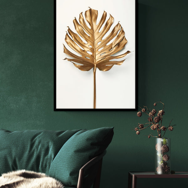 Monstera Gold Leaf | POSTER