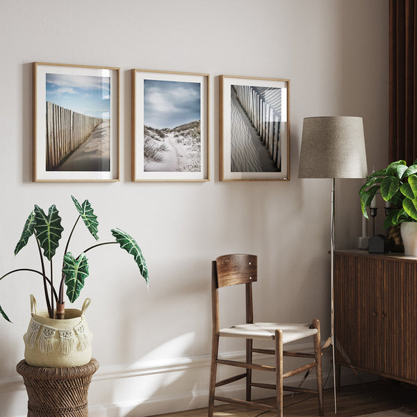 Zand achter de tralies | INGELIJSTE AFDRUKKEN